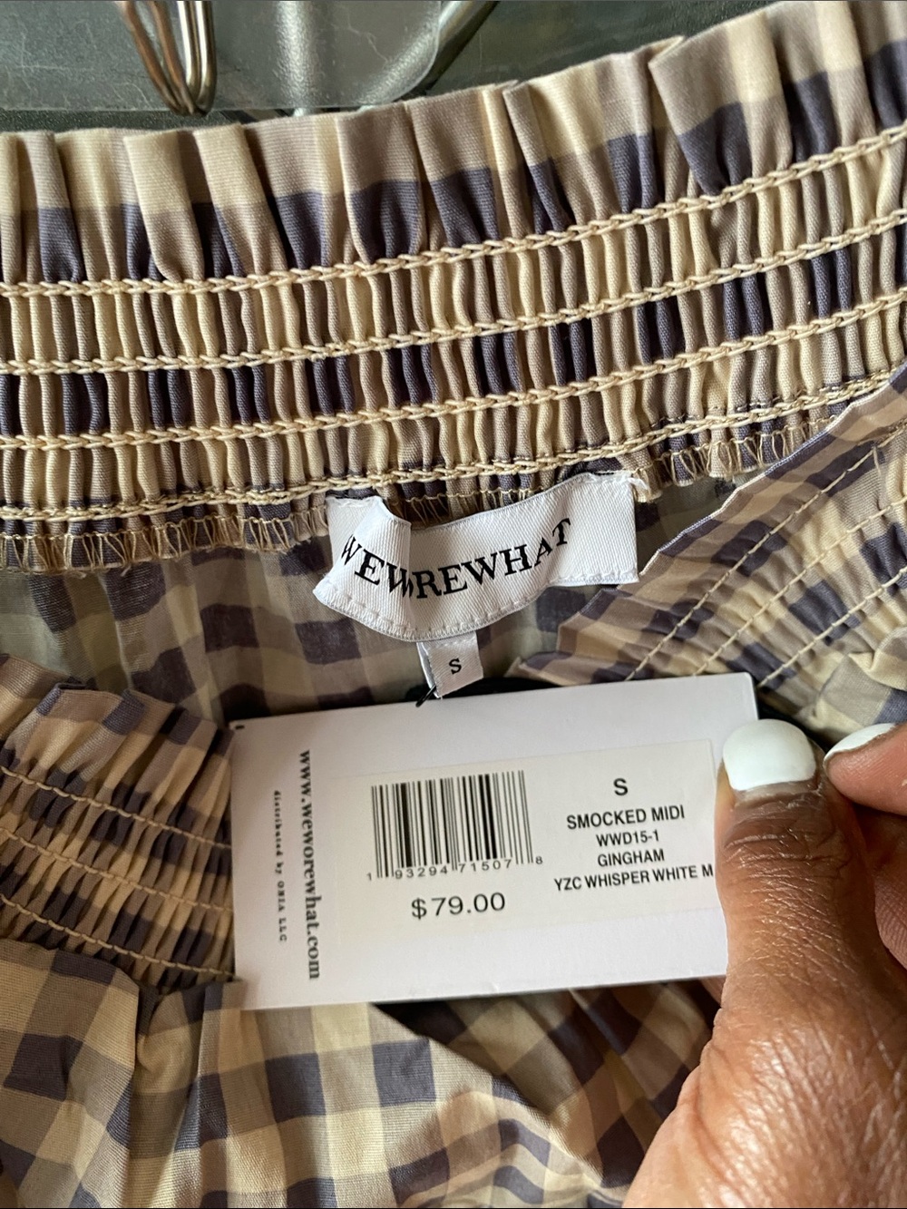 WeWoreWhat Smocked Midi Dress - Picture 6 of 6
